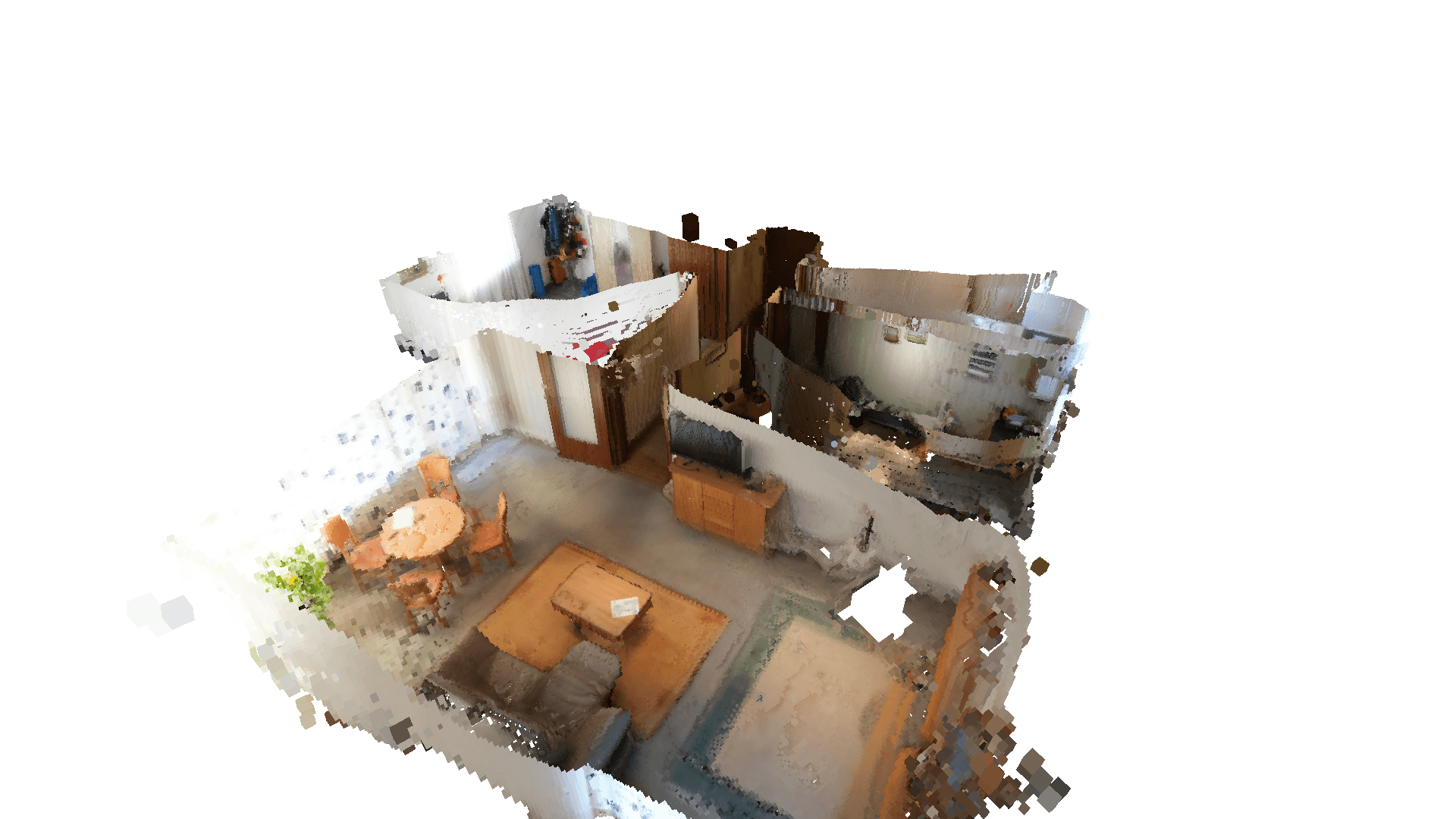 Woody house with 3 rooms